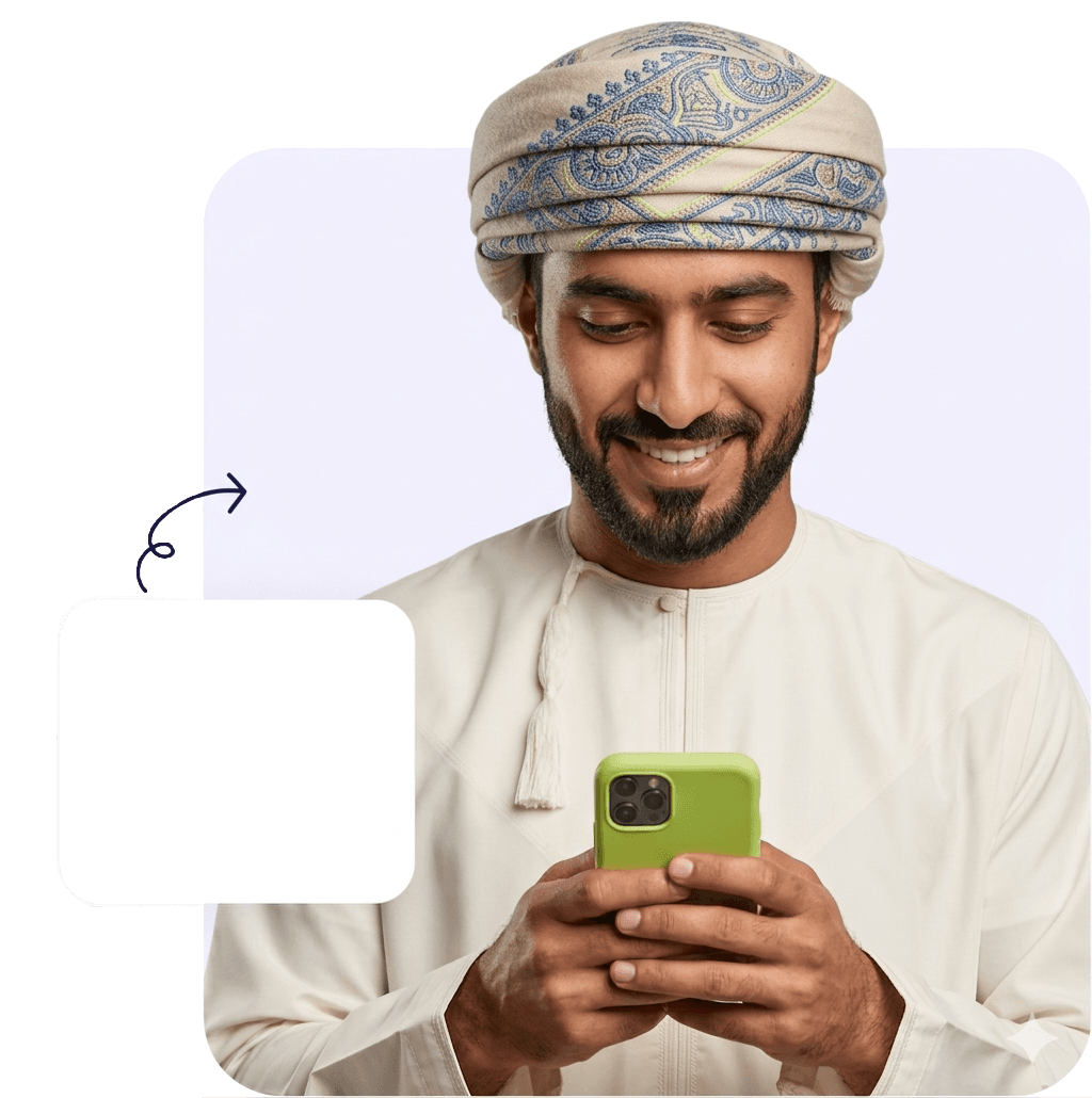 سائق يستخدم تطبيق EV Group